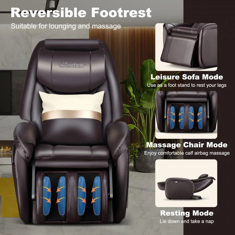 SOOTHE 26 - Full Body Zero Gravity Massage Chair with Pillow